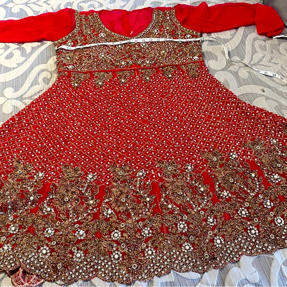 Pakistani Indian heavy bridal dress
